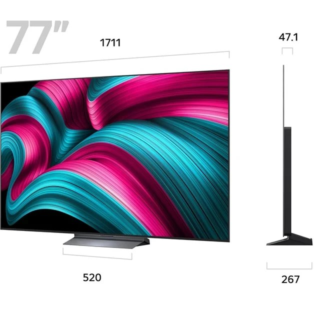 تلویزیون ال جی مدل C5 سایز ۷۷ اینچ OLED Ultra HD 4K