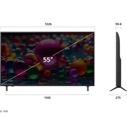 تلویزیون  مدل UA8500 سایز ۵۵ اینچ  2025 Ultra HD 4K